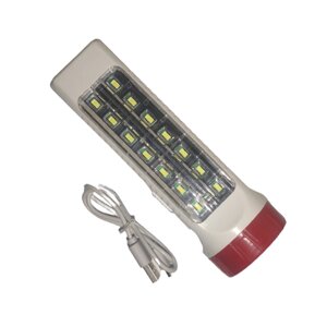 LED Ліхтарик + SMD LED лампа Panther PT-238 на акумуляторі із зарядкою від USB