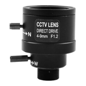 Варіофокальний об'єктив CCTV 1/3 PT 0409 4mm-9mm F1.2 Direct Drive, Manual Iris в Одеській області от компании Эксперт