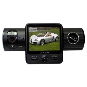 Автомобільний відеореєстратор х 6000 GPS / 2 камери