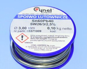 Припій Cynel Sn60Pb40-SW26 Котушка в Одеській області от компании Эксперт