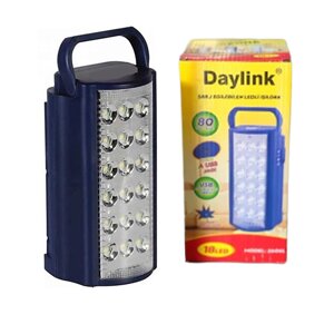 Ліхтар переносний Daylink 2606L 18 LED з Повербанком Blue