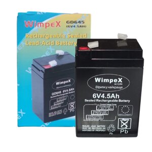 Акумуляторна батарея 6V 4,5Ah Wimpex