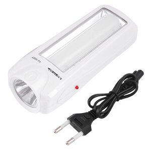 Ліхтар Luxury 1027, 1W+9SMD, вбудований акумулятор, ЗУ 220V