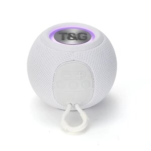 Bluetooth-колонка TG337 з RGB Підсвічуванням, Speakerphone, радіо, White в Одеській області от компании Эксперт