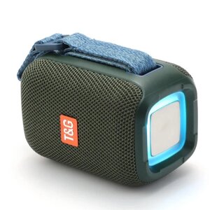 Bluetooth-колонка TG339 з RGB ПІДСВІЧУВАННЯМ,  speakerphone, радіо, green в Одеській області от компании Эксперт