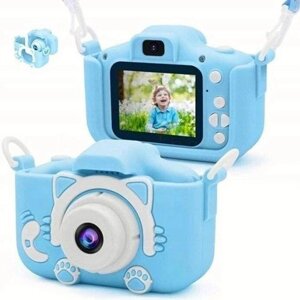 Дитячий фотоапарат ET015 Cat, blue в Одеській області от компании Эксперт