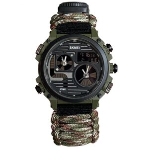 Годинник наручний 2202CMGN SKMEI PARACORD, GREEN CAMO, Compass в Одеській області от компании Эксперт