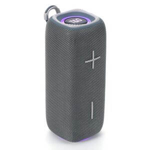 Bluetooth-колонка TG654 з RGB ПІДСВІЧУВАННЯМ, speakerphone, радіо, grey