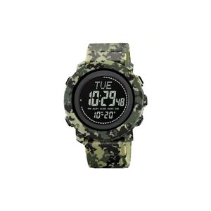 Годинник наручний 2095CMGN SKMEI, ARMY GREEN CAMOUFLAGE, Compass