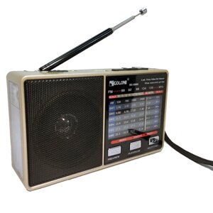 Багатодіапазонне FM/AM/SW радіо GOLON RX-8866 MP3-плеєр, TF, USB Gold