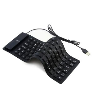 Клавіатура провідна силіконова Flexible Keyboard із 85 клавішами