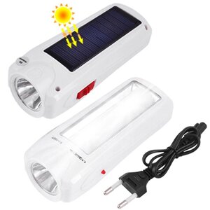 Ліхтар Luxury 1 027 T, 1W + 9SMD, сонячна батарея, вбудований акумулятор, ЗУ 220V