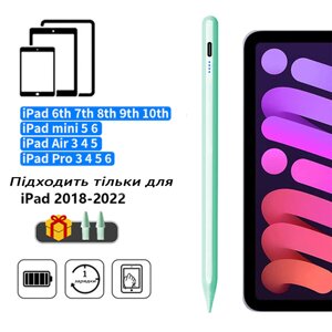 Стилус для iPad 2022 2021 2020 2019 2018 Pro Air Mini Stylus Зелений-м'ята