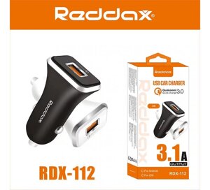Зарядний пристрій у прикурювач Reddax RDX -112 3.1 CAR Carger USB
