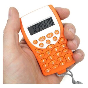 Електронний калькулятор КК-1880 із шнурком на шию Помаранчевий в Одеській області от компании Эксперт