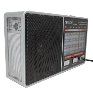 Багатодіапазонне FM/AM/SW радіо GOLON RX-8866 MP3-плеєр, TF, USB Silver в Одеській області от компании Эксперт