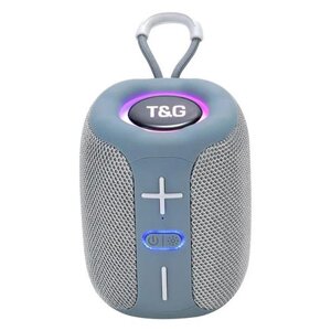 Bluetooth-колонка TG658 з RGB ПІДСВІЧУВАННЯМ,  speakerphone, радіо, grey в Одеській області от компании Эксперт