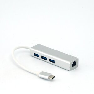 Type-C HUB 3Port+RJ45 1000mb в Одеській області от компании Эксперт