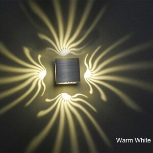 Настінний LED світильник - бра "4 Руки" 3W AC110V 220V Біле світло