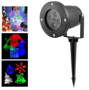 Світлодіодний лазерний проектор 326-2, 12 зображень, 2 кронштейни, Waterproof в Одеській області от компании Эксперт