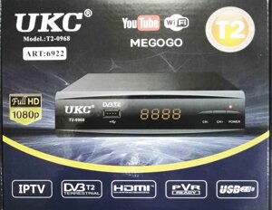 Цифровий Ефірний HD тюнер UKC T2-0968