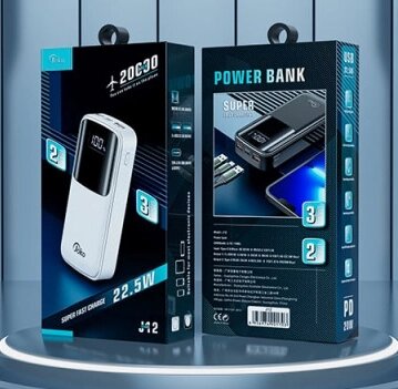 Power Bank JOKO J12 20000 mAh 22.5W від компанії експерт - фото 1