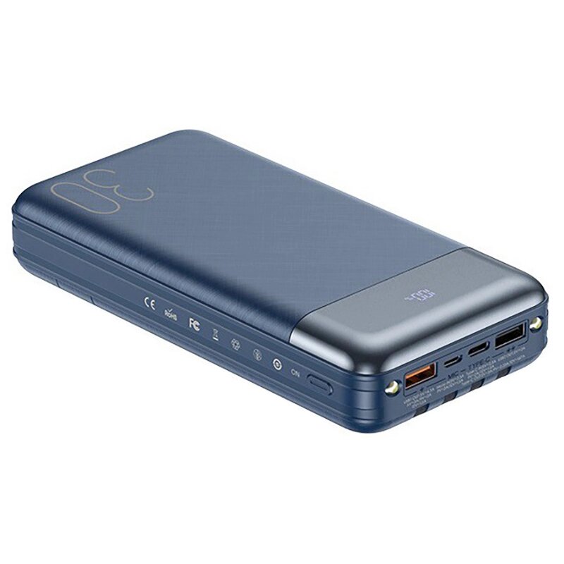 Power Bank Remax RPP-199 30000mAh Hunergy Series 22,5 Вт PD+QC швидка зарядка Синий від компанії експерт - фото 1