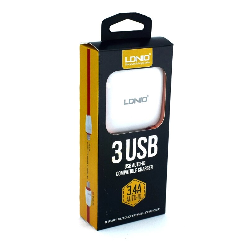 СЗУ LDNIO DL-AC70 3USB 3.4A Micro від компанії експерт - фото 1