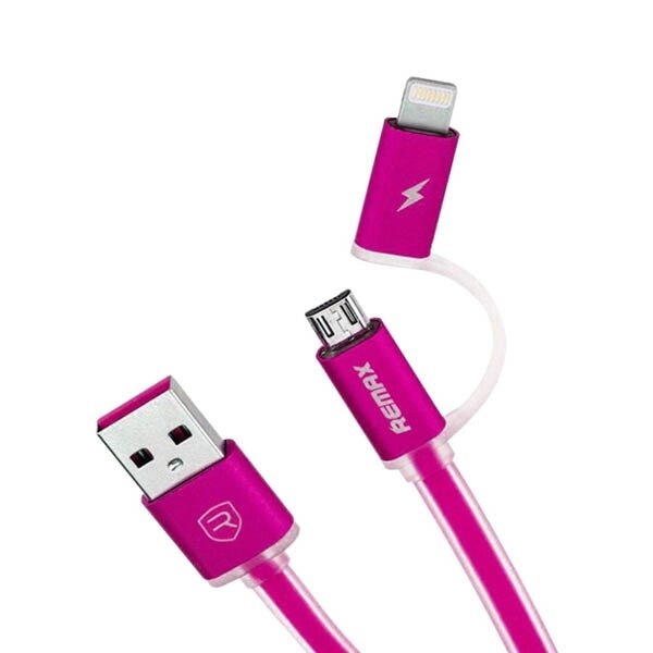 USB кабель REMAX 2 у 1 iPhone-Micro - AURORA від компанії експерт - фото 1