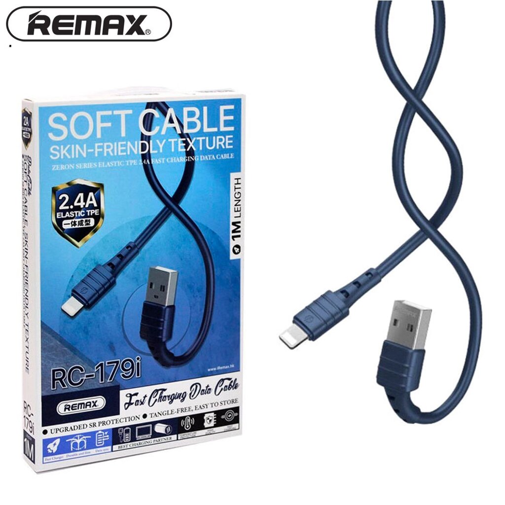 USB кабель Remax RC-179 OR iPhone від компанії експерт - фото 1