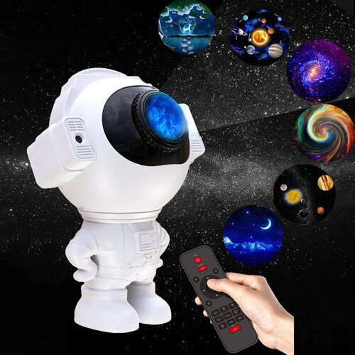 Зоряний 3D проектор MGY-141 Astronaut, Bluetooth, Speaker, Night Light від компанії експерт - фото 1