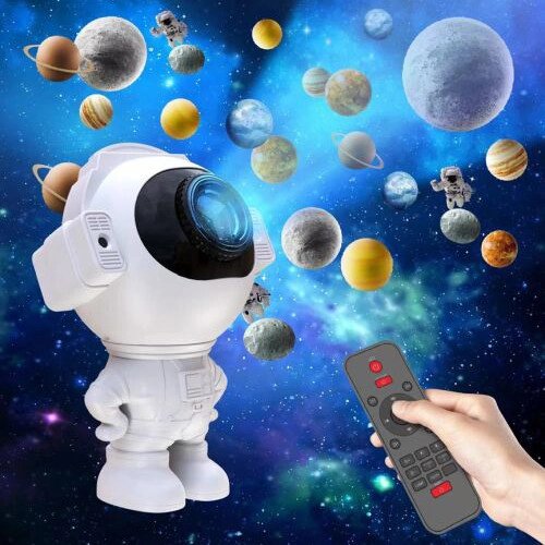 Зоряний 3D проектор MGY-143 Astronaut, Bluetooth, Speaker, 4 вкладиши, Night Light від компанії експерт - фото 1