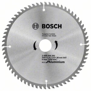 Диск пильний 210 х 30 (64Т) Bosch по алюмінію (2608644391)
