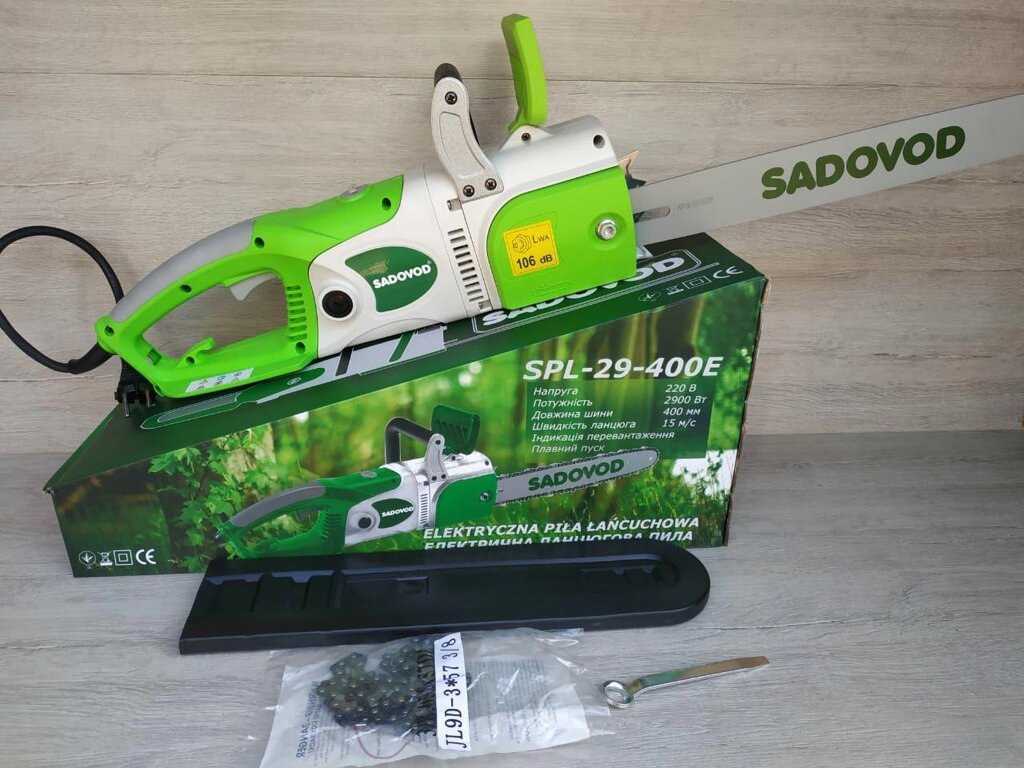 Електропила Садівник SPL-29-400E+ подарунок Шуруповерт від компанії Зола - фото 1