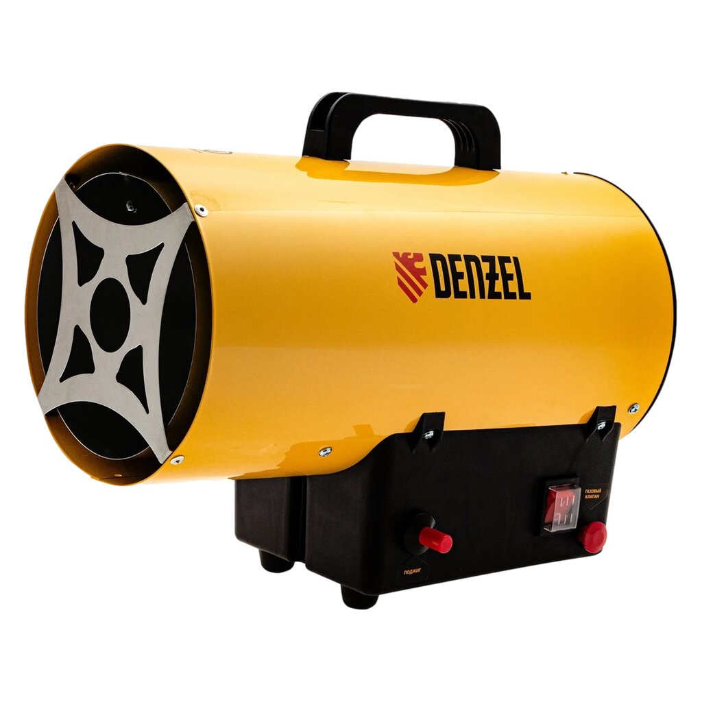 Газова теплова гармата прямого нагріву DENZEL GHG-10 : 100 м2, 10 кВт, 300 м3/ч, пропан-бутан від компанії Зола - фото 1