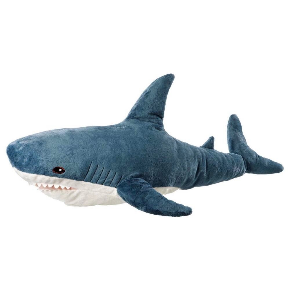 М'яка іграшка акула, 80 см СИНЯ від компанії Зола - фото 1