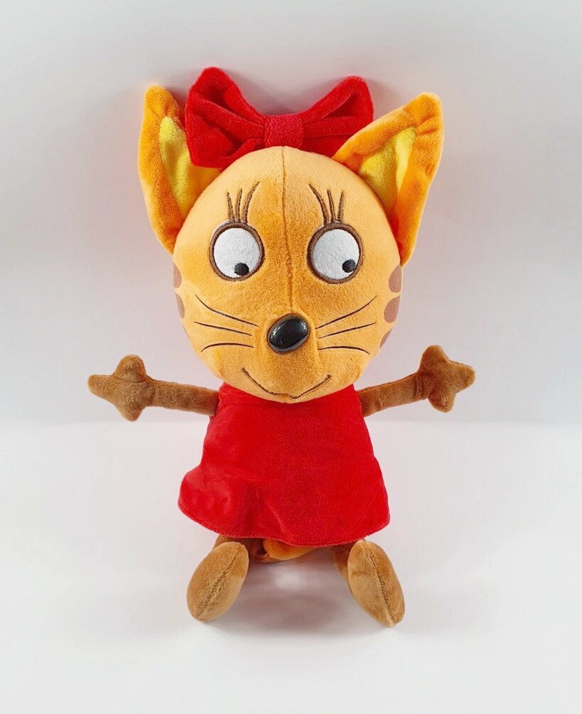 М'яка іграшка карамелька, м'які іграшки з мультфільму три кота, карамелька від компанії Зола - фото 1