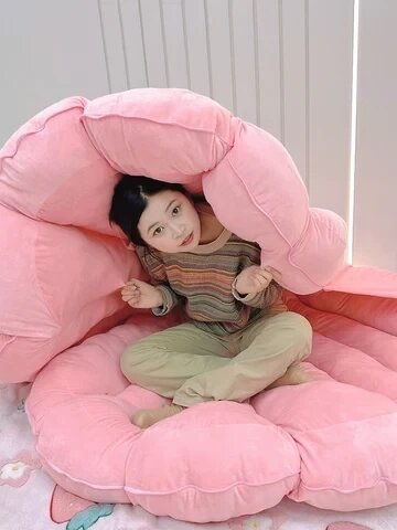 М'яка іграшка подушка Мушля рожева 150*200 см від компанії Зола - фото 1