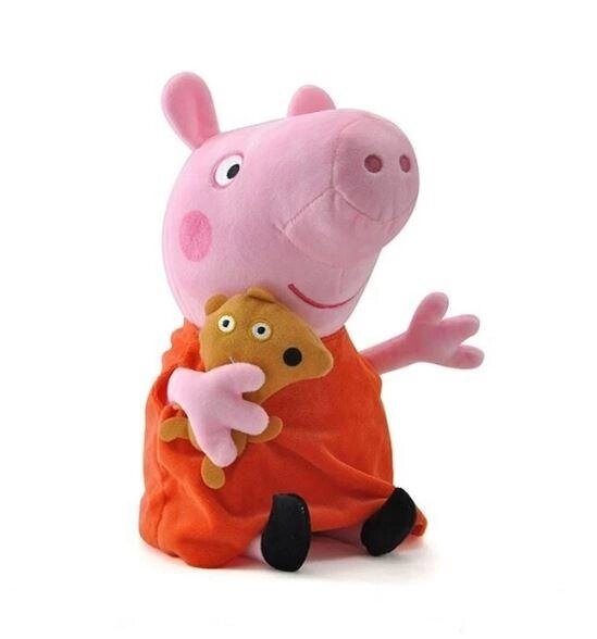 М'яка іграшка звивка пепа, якісна популярна свинка пепа від компанії Зола - фото 1