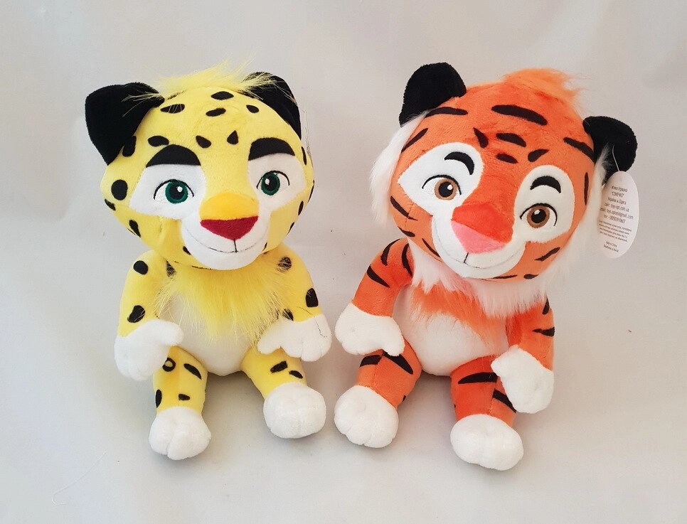 М'яка, музична, іграшка, Лео, і, тигр, співає пісню з мультика, 25 см від компанії Зола - фото 1