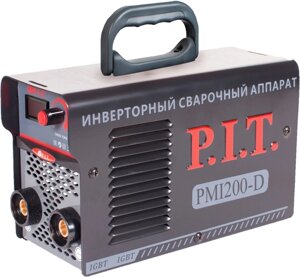 Потужний зварювальний інвертор PIT PMI 200-D : 4 кВт, струм 10-200 А, електрод 1.6-4 мм, вага 4.6 кг