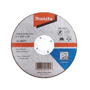Відрізний диск з металу Makita 125 мм : 125x2,5x22,3 мм (D-18677d)