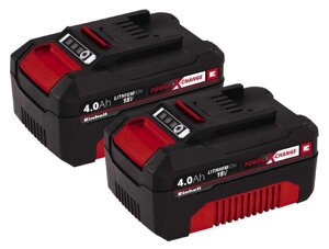 Акумулятор Einhell Power-X-Change Twinpack 4.0 Ah 18V 2 шт.(4511489)