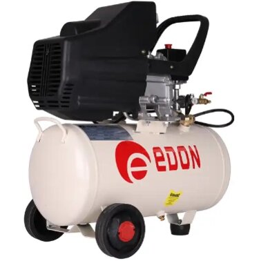 Потужний повітряний компресор EDON AC 800-WP25L : 800 Вт, 200 л/хв, об'єм ресивера 25 л від компанії Зола - фото 1