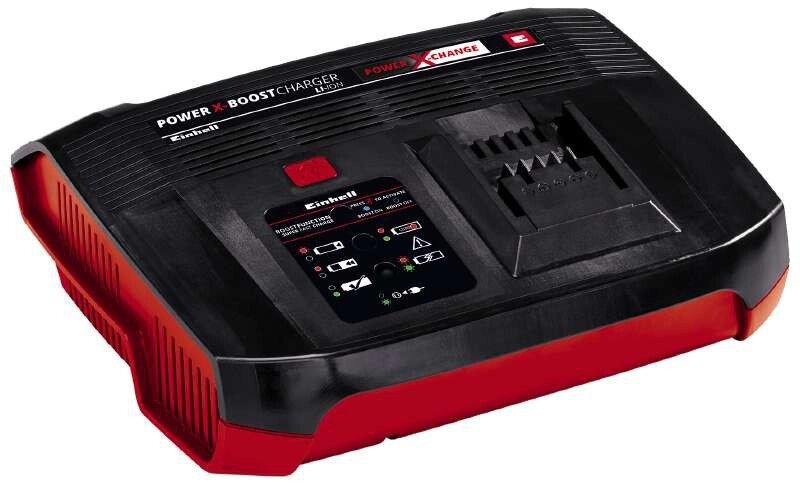 Потужний прискорений зарядний пристрій до акумуляторів Einhell 18V Power-X-Boostcharger 6 A : зарядний струм  6 А від компанії Зола - фото 1