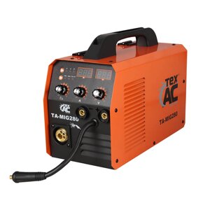 Професійний зварювальний напівавтомат TEX. AC ТА-MIG280 : 7.6 кВт, 40-280А, дріт 0.6-1.2 мм, електроди 1.6-5 мм, рукав