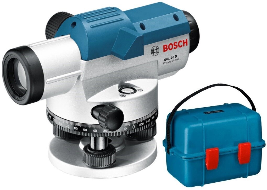 Рівень-нівелір оптичний Bosch GOL 26 D (0601068000): 360 градусів, до 100м, 26х зум від компанії Зола - фото 1