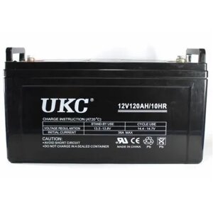 Акумулятор BATTERY 12V 120A UKC | Свинцево-кислотна акумуляторна батарея 12 В