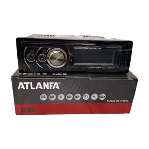 Автомагнітола Atlanfa 1785 (USB, SD, FM, AUX) ⁇ Магнітола в машину 1 DIN ⁇ Автомобільна магнітола