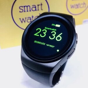 Годинник Smart watch Kingwear KW18 чорні | Фітнес трекер | Розумні годинник